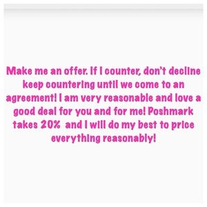 Make me an offer & Counter!